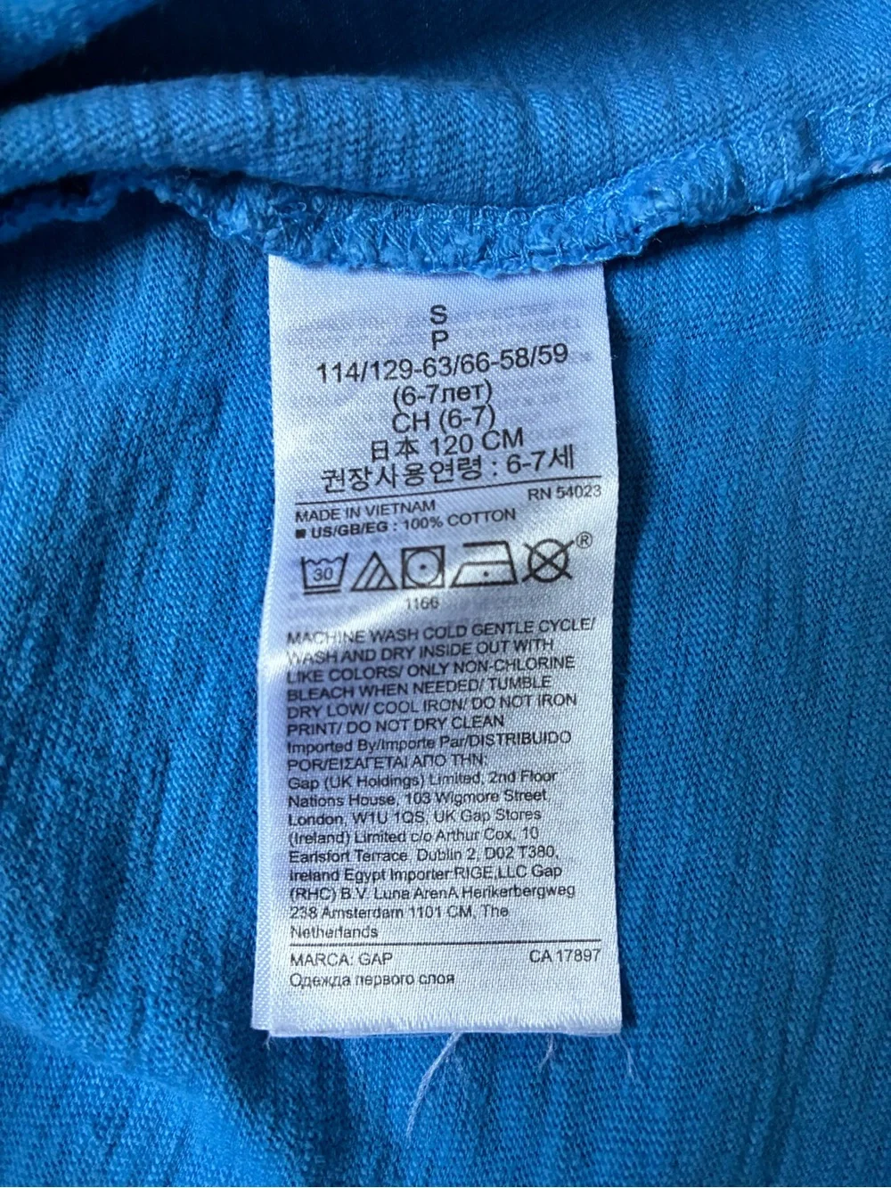 Gap x Star Wars R2-D2 and Grogu Tee (Blue/White) Size S (6-7)